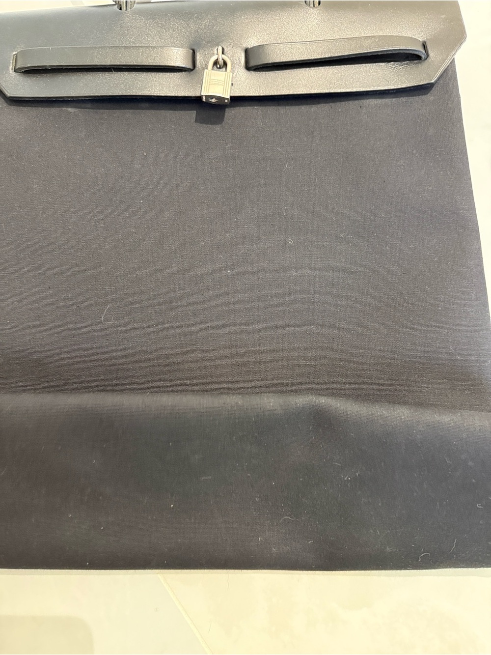 Flash sale before consignment:  vintage Hermès Herbag GM from 1999 - Picture 14 of 16